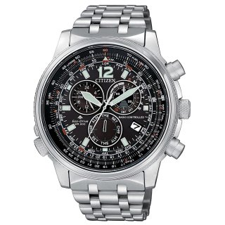 Citizen - Crono Pilot - Acciaio - Radiocontrollato