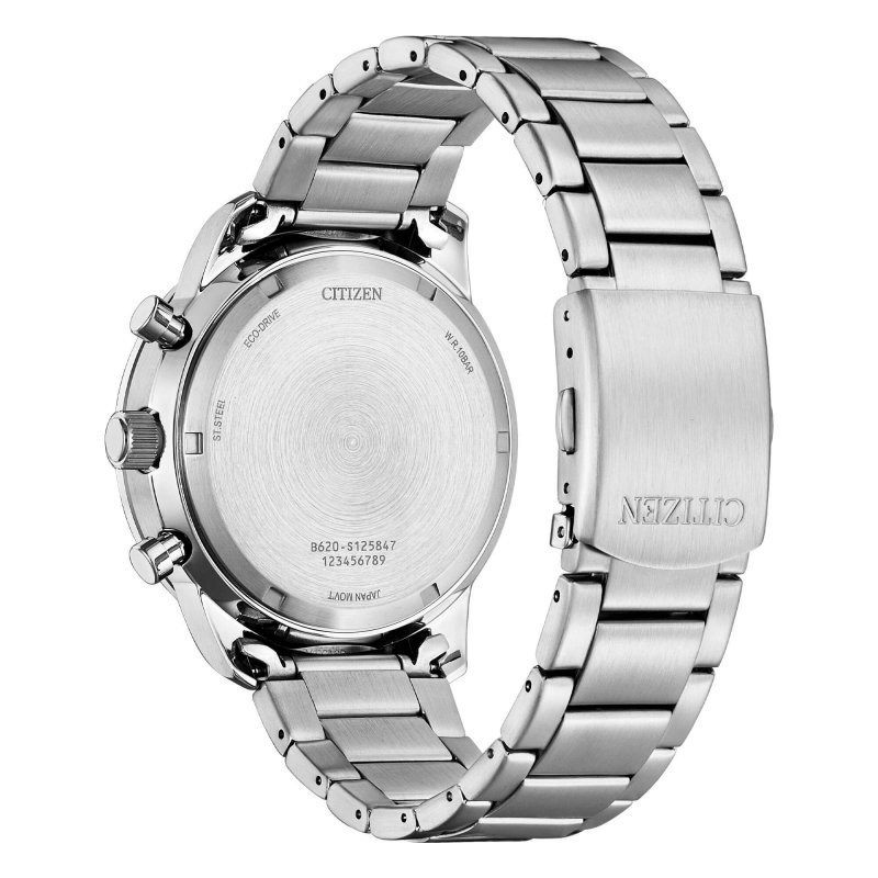 Citizen - Aviator Crono - Acciaio - Nero