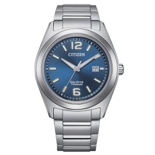 Citizen - Uomo Super Titanio 1640 - Titanio - Blu