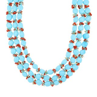 Nivy - Collana Debbie - Turchese - Argento