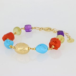 Nivy - Bracciale Felicity - Corallo - Argento
