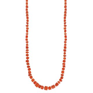 Nivy - Collana Corallo Felicity - Argento 925 - Oro