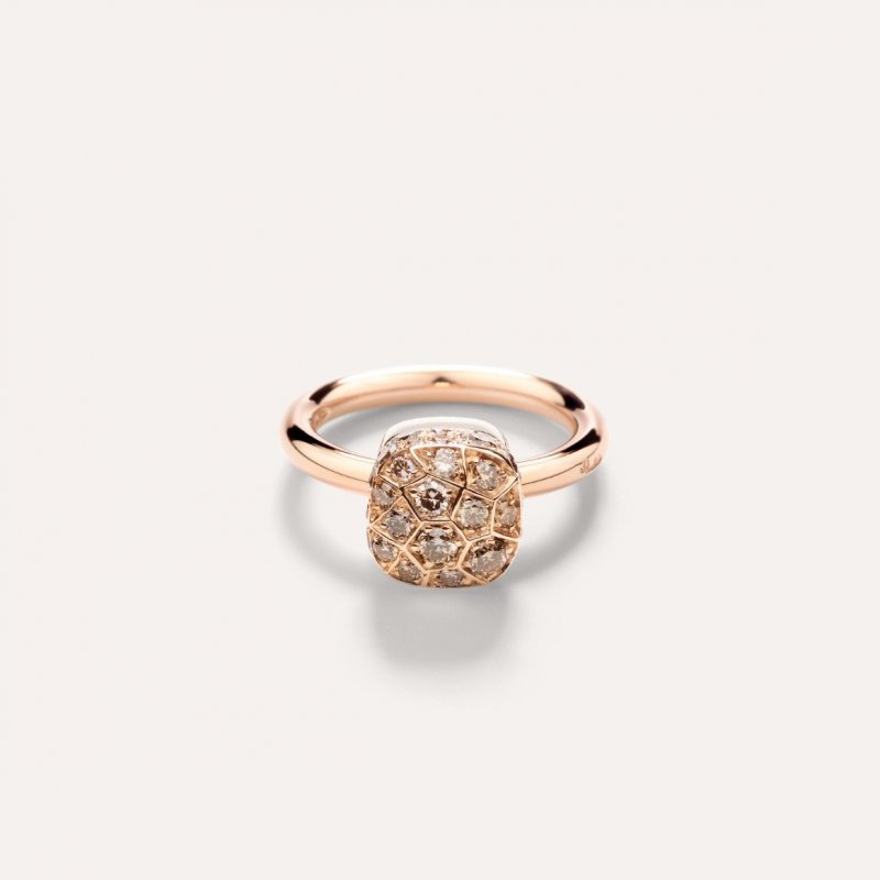 Pomellato - Anello Nudo Petit - Oro Rosa - Diamante