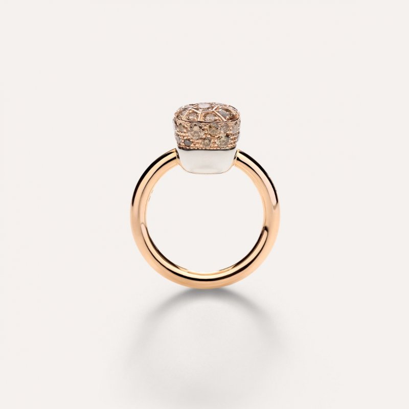 Pomellato - Anello Nudo Petit - Oro Rosa - Diamante