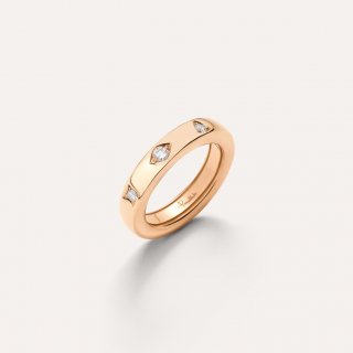 Pomellato - Anello Iconica - Oro Rosa - Diamante