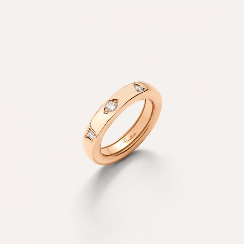 Pomellato - Anello Iconica - Oro Rosa - Diamante