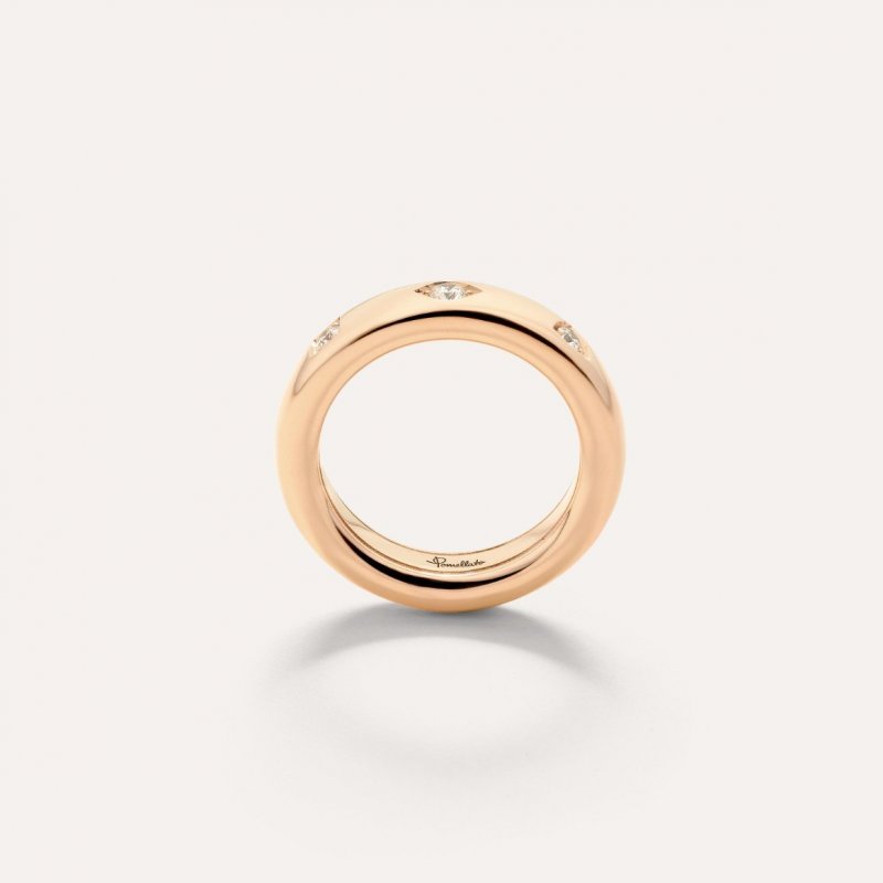 Pomellato - Anello Iconica - Oro Rosa - Diamante