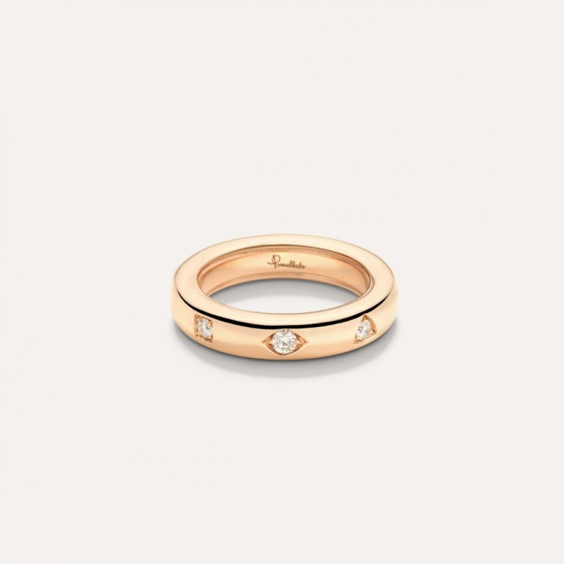 Pomellato - Anello Iconica - Oro Rosa - Diamante