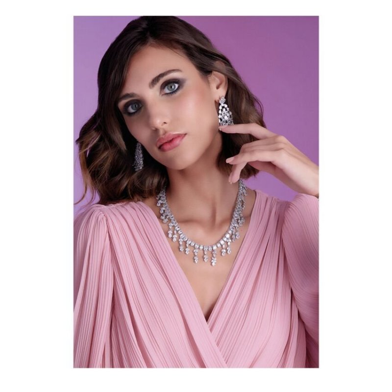 Ottaviani - Collana Rodiata - Cubic Zirconia