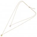 Ottaviani - Collana Doppio Filo - Dorata - Cubic Zirconia