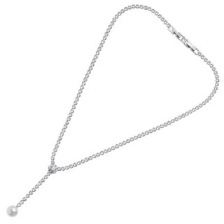 Ottaviani - Collana Rodiata - Cubic Zirconia - Perle