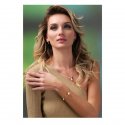 Ottaviani - Collana Dorata - Cubic Zirconia - Perle