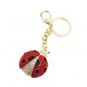 Ottaviani - Portachiavi Coccinella - Acciaio Con Strass