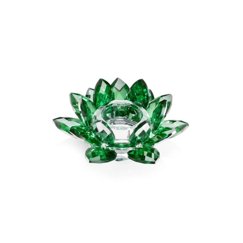 Ottaviani - Portacandela Stella - Cristallo Verde