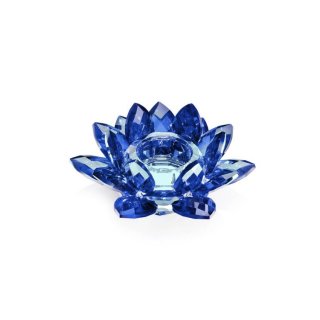 Ottaviani - Portacandela Stella - Cristallo Blu