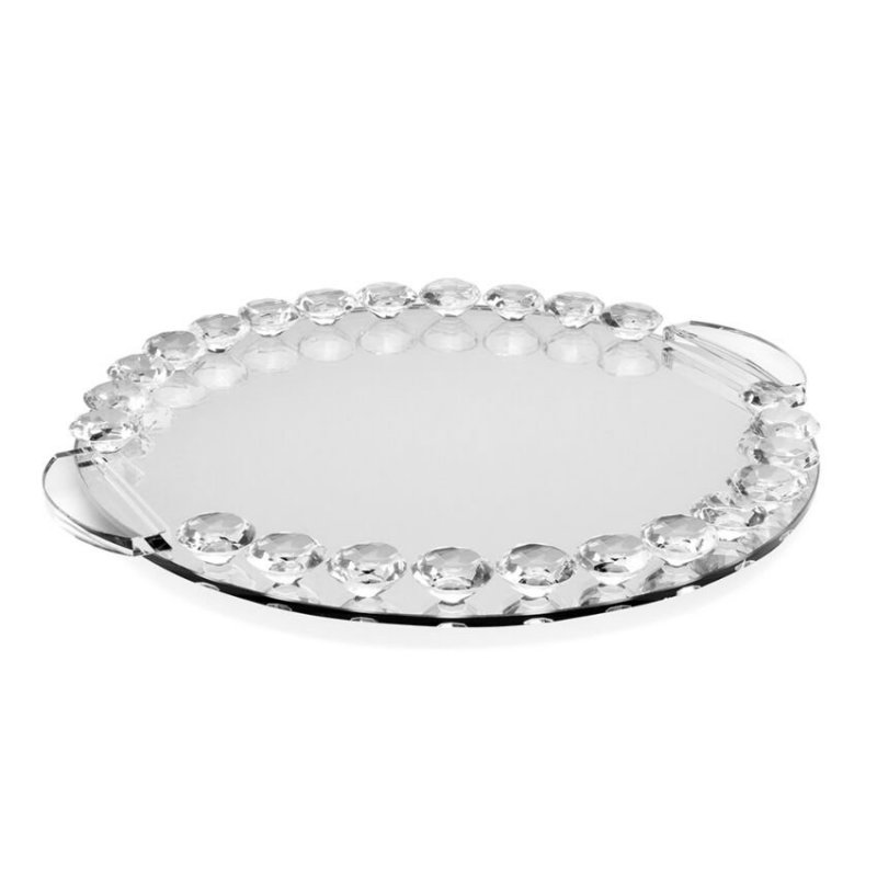 Ottaviani - Vassoio Cristallo - Strass - Cm.30
