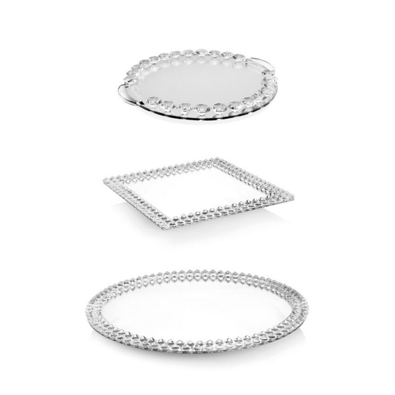 Ottaviani - Vassoio Cristallo - Strass - Cm.30