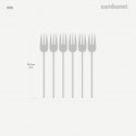 Sambonet - Set 6 Forchettine Dolce - Acciaio Inox
