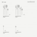 Sambonet - Set 6 Forchettine Dolce - Acciaio Inox