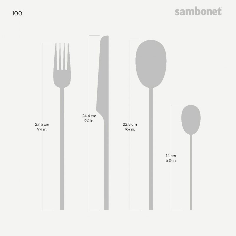 Sambonet - Servizio Tavola 24 Posate - Acciaio Inox