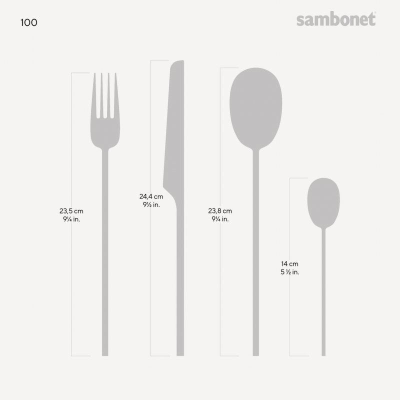 Sambonet - Servizio Tavola 24 Posate - Acciaio Inox