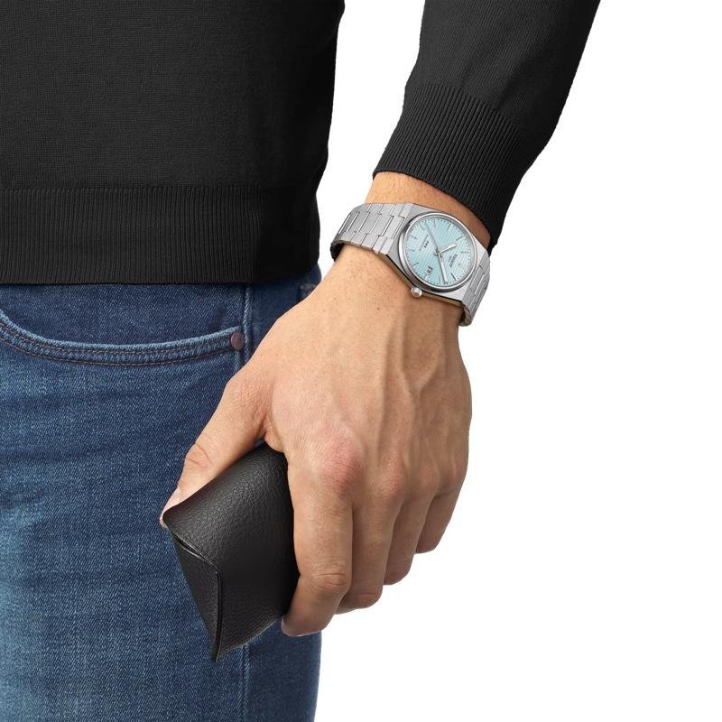 Tissot - Prx Powermatic 80 - Acciaio - Blu Ghiaccio