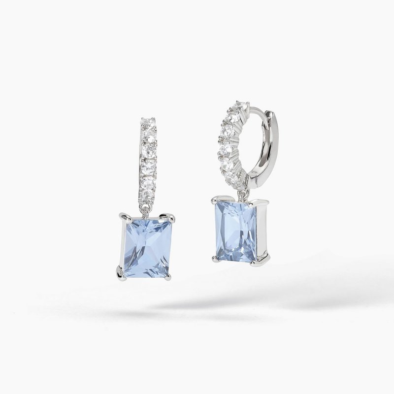 Mabina - Orecchini Argento - Acquamarina Sintetica