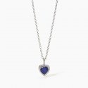 Mabina - Girocollo Argento 925 - Zaffiro Sintetico