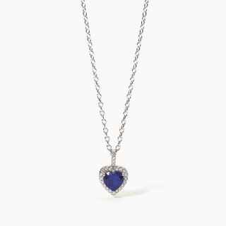 Mabina - Girocollo Argento 925 - Zaffiro Sintetico