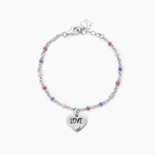 Mabina - Bracciale Cuore - Argento 925 - Smaltato
