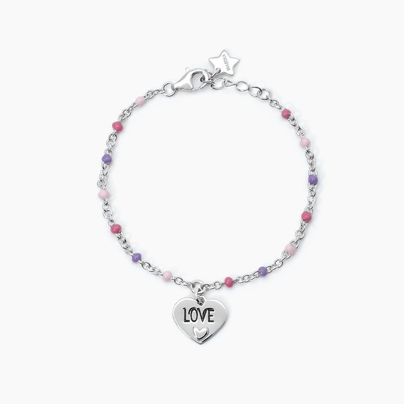 Mabina - Bracciale Cuore - Argento 925 - Smaltato