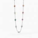Mabina - Girocollo In Argento 925 - Zirconi Multicolor