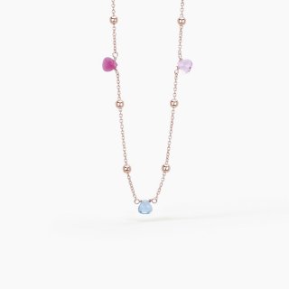 Mabina - Girocollo Argento 925 - Oro Rosa