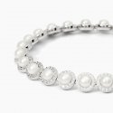 Mabina - Bracciale Tennis - Argento 925 - Perle