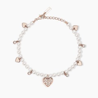 Mabina - Bracciale Argento 925 - Perle, Cuore