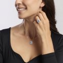 Mabina - Anello Argento - Acquamarina Sintetica - Zirconi