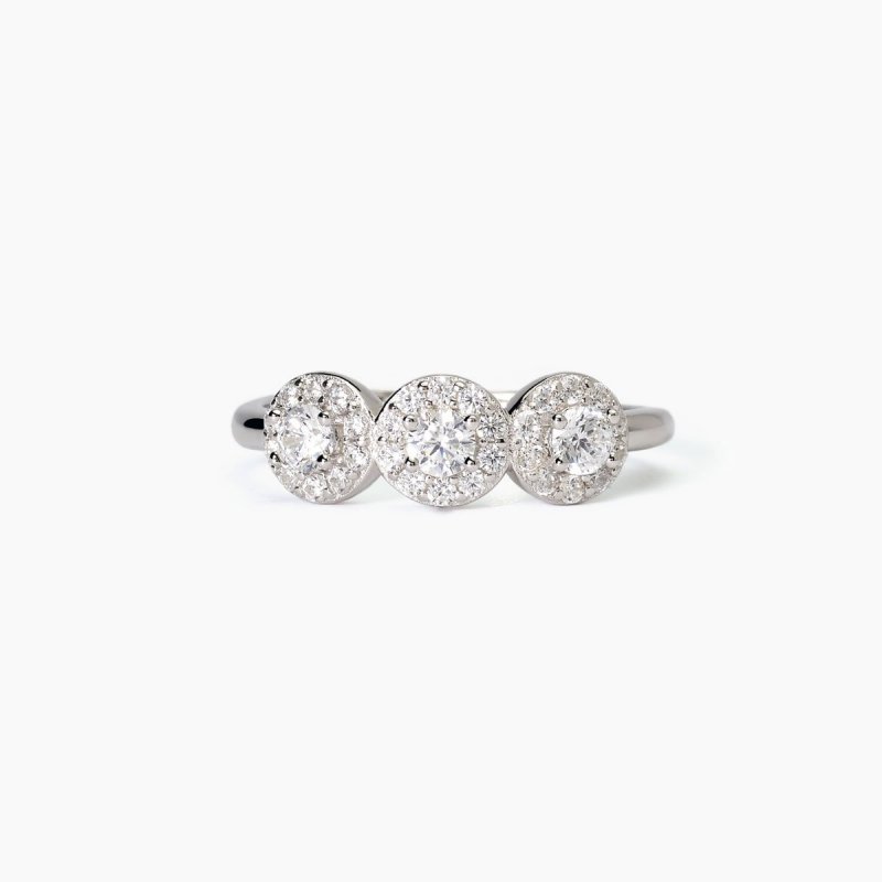 Mabina - Anello In Argento 925 - Zirconi