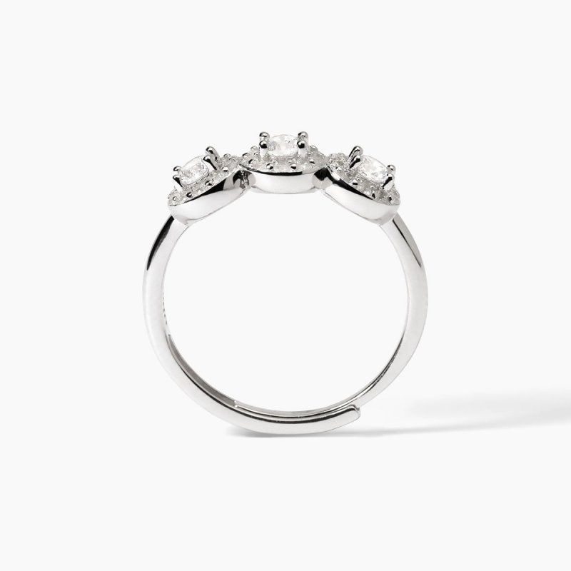 Mabina - Anello In Argento 925 - Zirconi