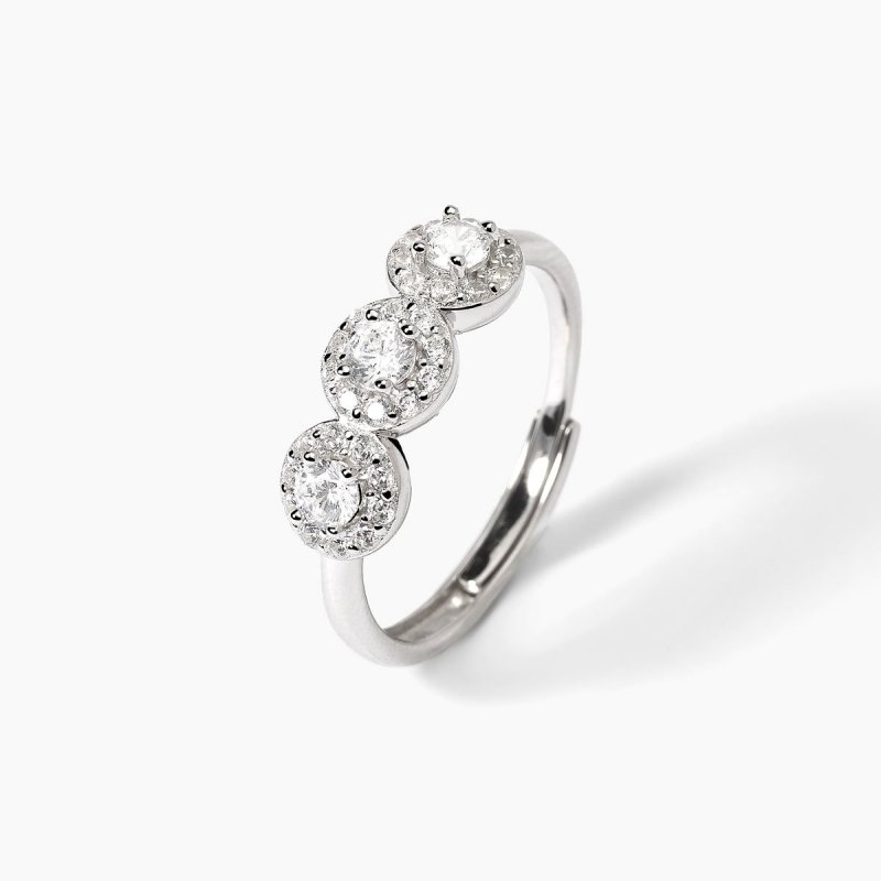 Mabina - Anello In Argento 925 - Zirconi