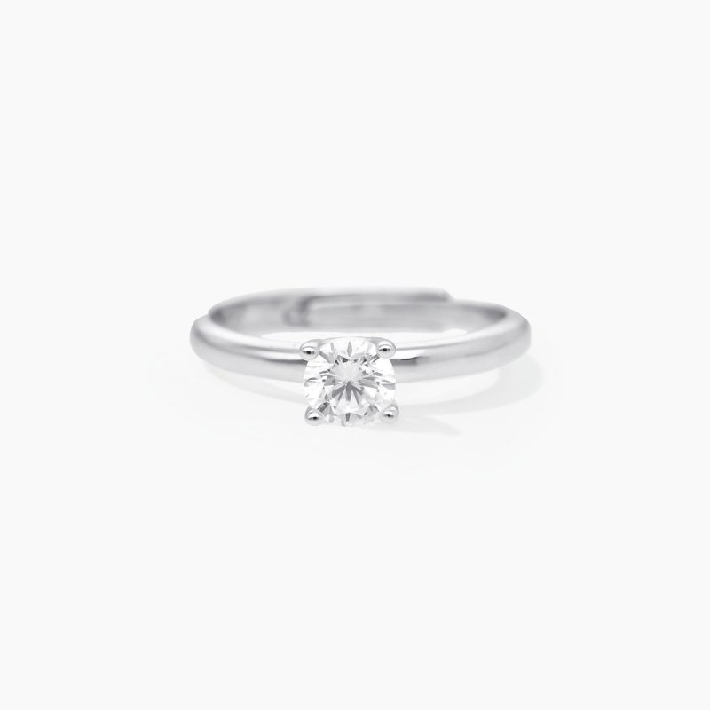 Mabina - Anello Argento 925 - Zirconi Ø 5 Mm