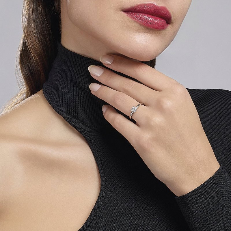 Mabina - Anello Argento 925 - Zirconi Ø 5 Mm
