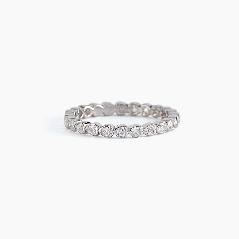 Mabina - Anello Argento 925 - Cuore Zirconi