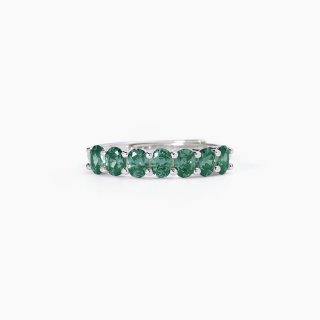 Mabina - Anello In Argento - Smeraldi Sintetici