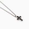 Mabina - Collana In Argento 925 - Zirconi Neri