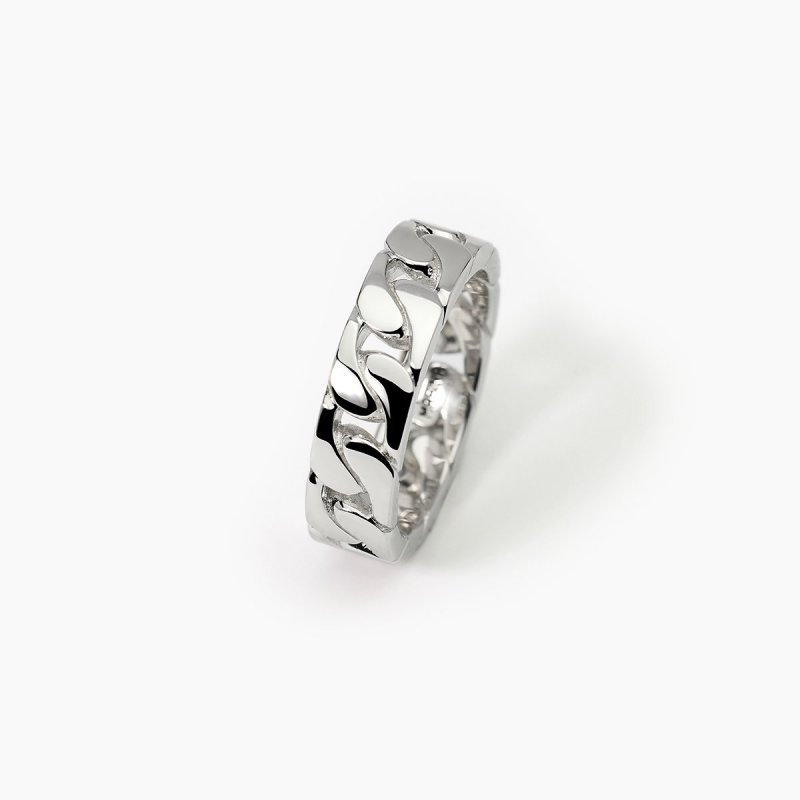 Mabina - Anello Argento 925 - Maglia Groumette