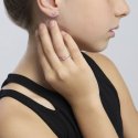 Mabina - Anello In Argento - Smalto - Cuoricino