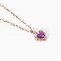 Mabina - Girocollo Argento 925 - Placcato Oro Rosa