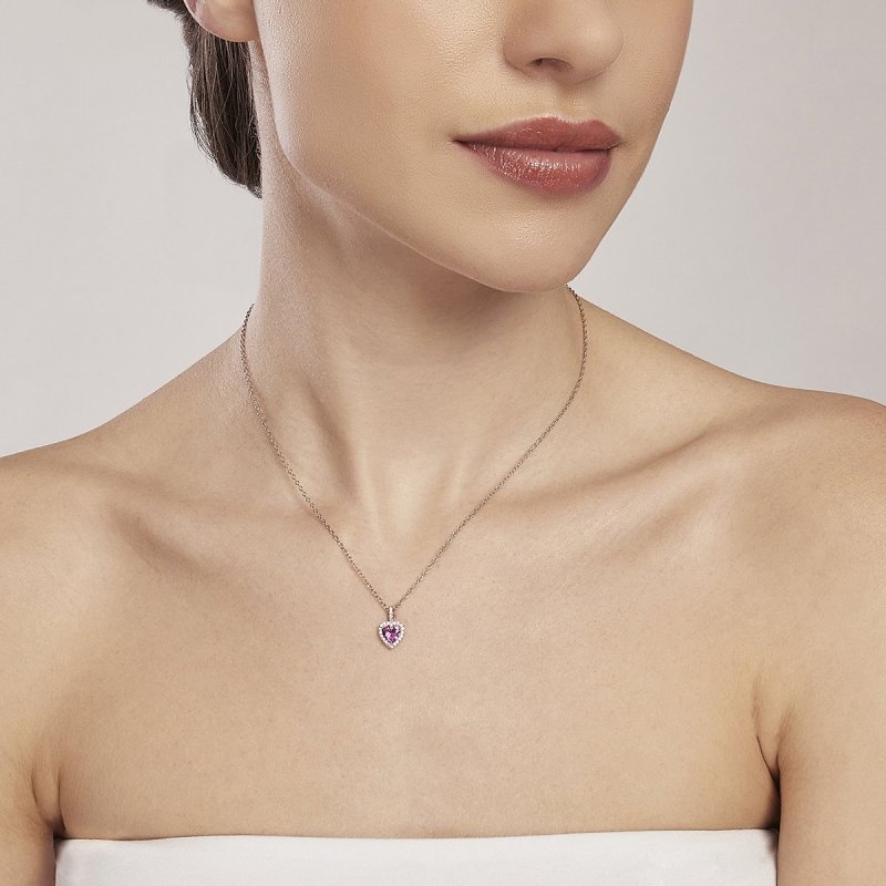 Mabina - Girocollo Argento 925 - Placcato Oro Rosa