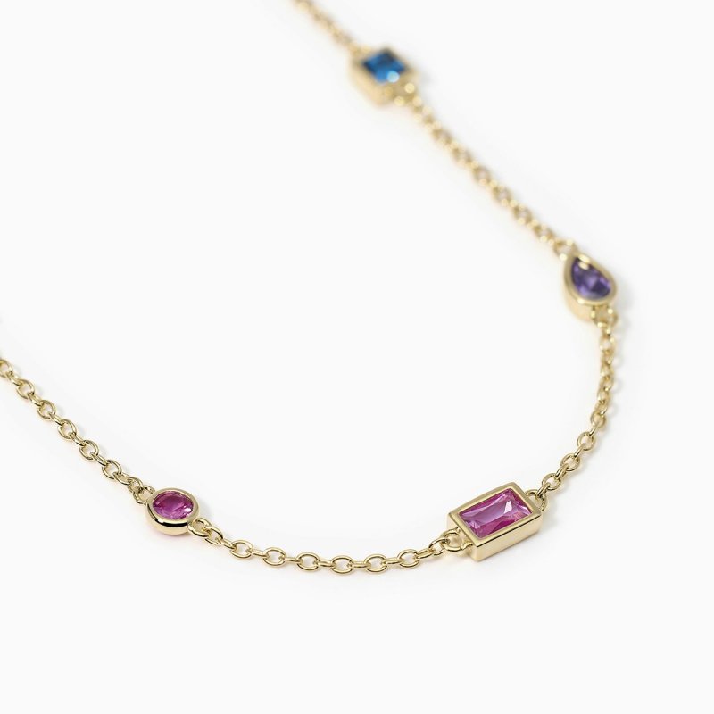 Mabina - Girocollo Argento 925 - Placcato Oro