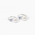 Mabina - Orecchini In Argento - Perle - Acquamarina